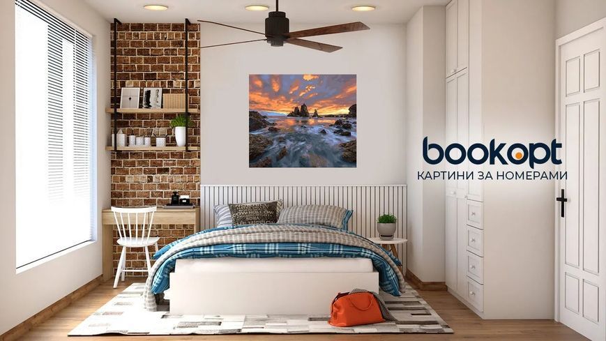 Картина по номерах Bookopt Захід сонця 40х50 (BK1197) 1004602 фото