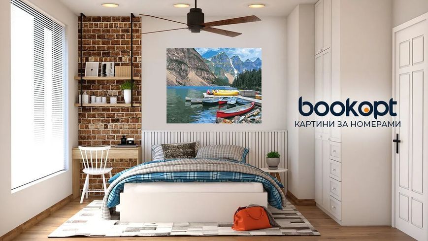Картина по номерах Bookopt Каноє 40х50 (ВК1487) 1011212 фото