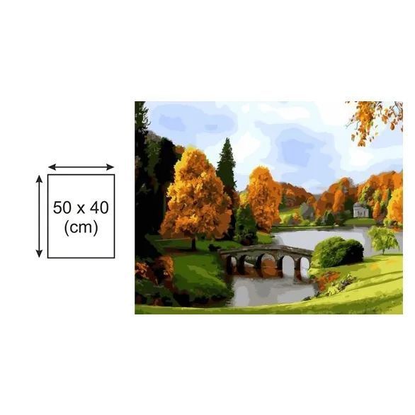 Картина по номерах Bookopt Осінній парк 40х50 (ВК1198) 1011086 фото
