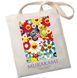 Екошопер BookOpt BK4092 Murakami - Квіти, бежевий BK4092 фото 1