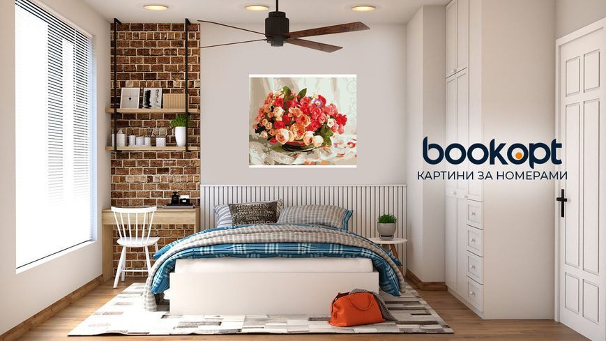 Картина по номерах Bookopt Пишний букет 40х50 (BK1153) 1004550 фото