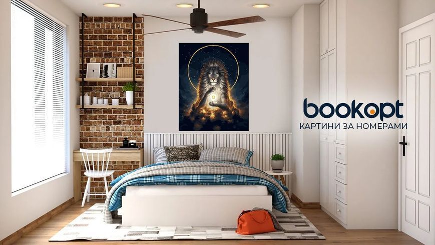Картина по номерах Bookopt Вогняне світло 40х50 (ВК2066) 1011158 фото