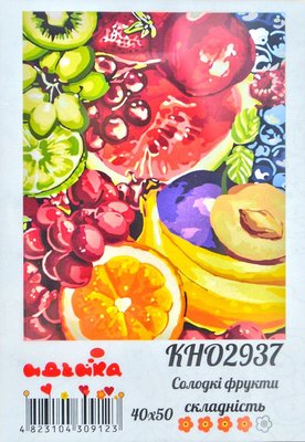 Розпис по номерах Солодкі фрукти 40х50 171265 фото