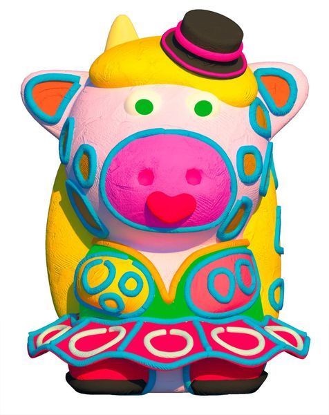 Набір легкого стрибаючого пластиліну Moon Light Clay Pino Friend Діді 70061 1006517 фото