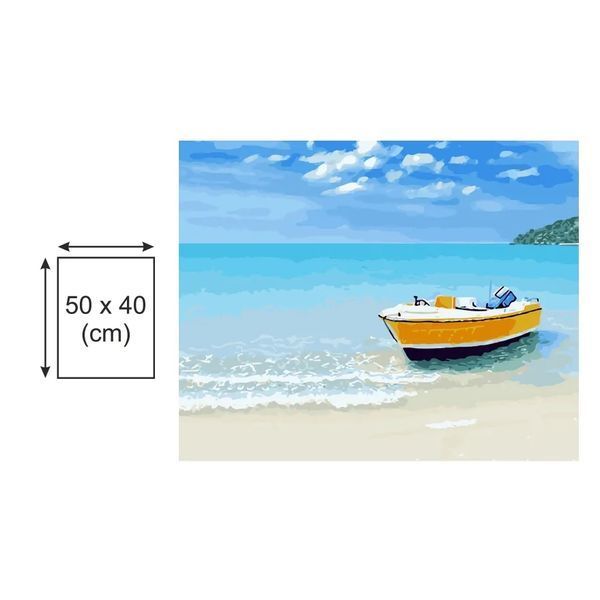 Картина по номерах Bookopt Лазурне море 40х50 (ВК1482) 1011189 фото