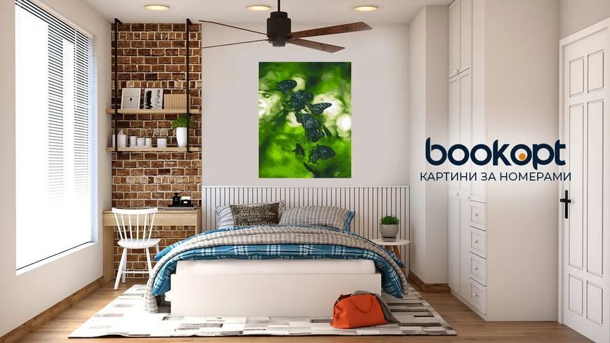 Картина по номерах Bookopt Метелики 40х50 (BK1395) 1011510 фото