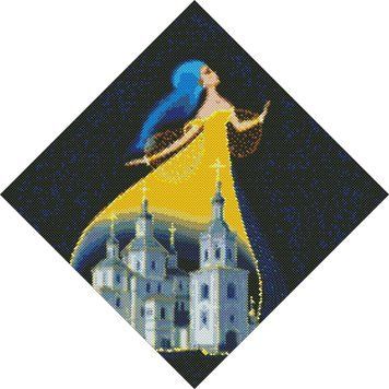 Алмазна мозаїка 'Берегиня Сум' 40*40 АМО7255 1016743 фото