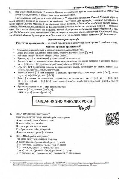 ЗНО 2025 Українська мова. Комплексна підготовка до ЗНО/НМТ 2025 1026626 фото