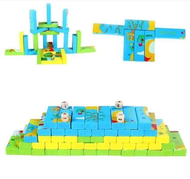 Дерев`яна дженга-пазл Multifunctional Puzzle Jenga Strateg (30980) 1017758 фото