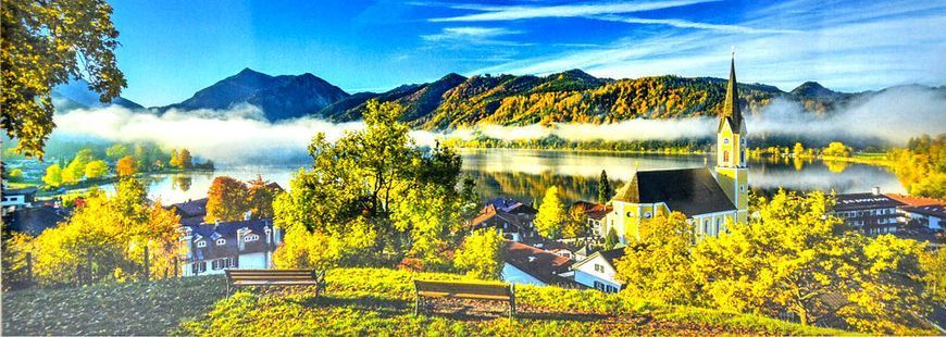 Пазли Panorama На берегу озера Шлірзе (1000 елементів) Trefl 29035 1003195 фото