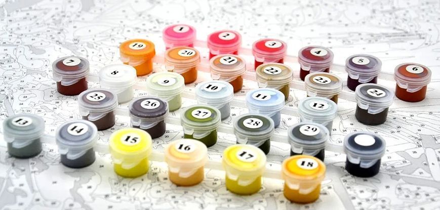 Картина по номерах Bookopt Рожеві троянди 40х50 (BK1224) 1004749 фото