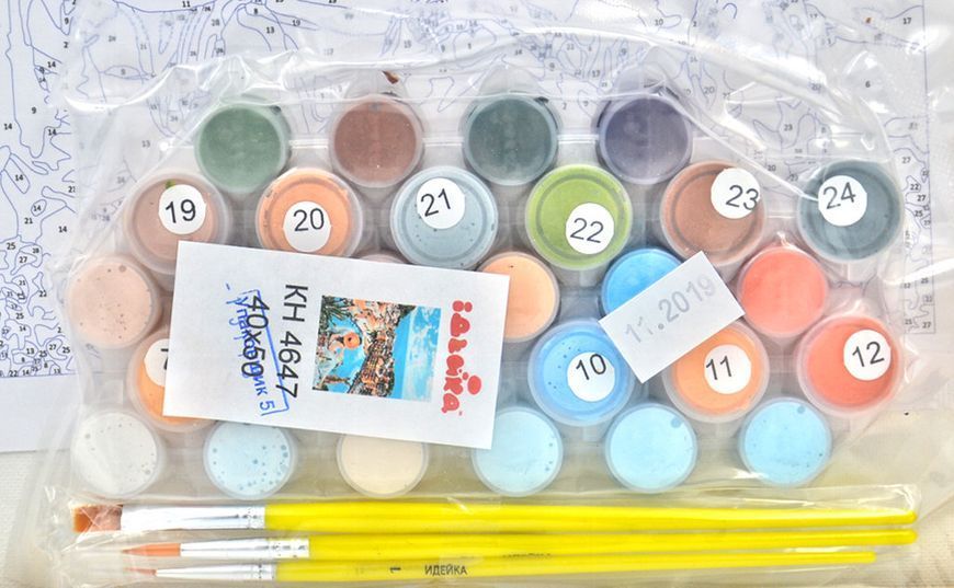 Розпис по номерах Італійська романтика 40х50 173259 фото
