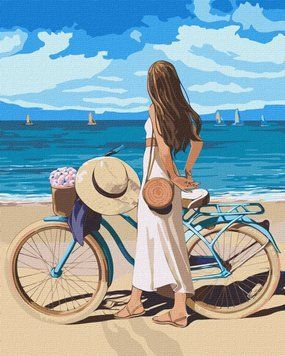 Картина за номерами 'Морське узбережжя' 40х50 КНО4999 1019987 фото
