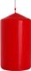 Свічка циліндрична Bispol Червона (sw60/100-030) 1016807 фото 1