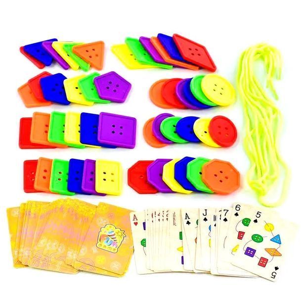 Гра-шнурівка Гудзик 7382 4FUN Game Club 1014654 фото
