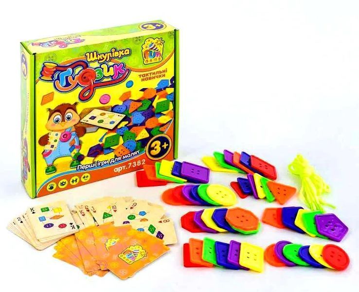 Гра-шнурівка Гудзик 7382 4FUN Game Club 1014654 фото