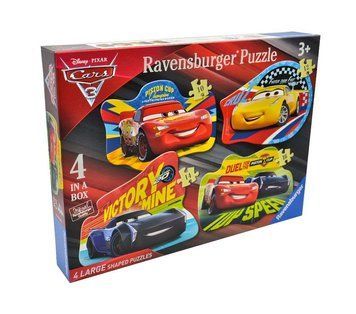 Пазл 4 в 1 Дісней Тачки 3 Ravensburger 06891 173213 фото
