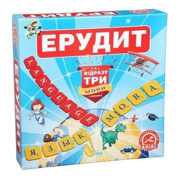 Настільна гра Arial Ерудит. Три мови 1006534 фото