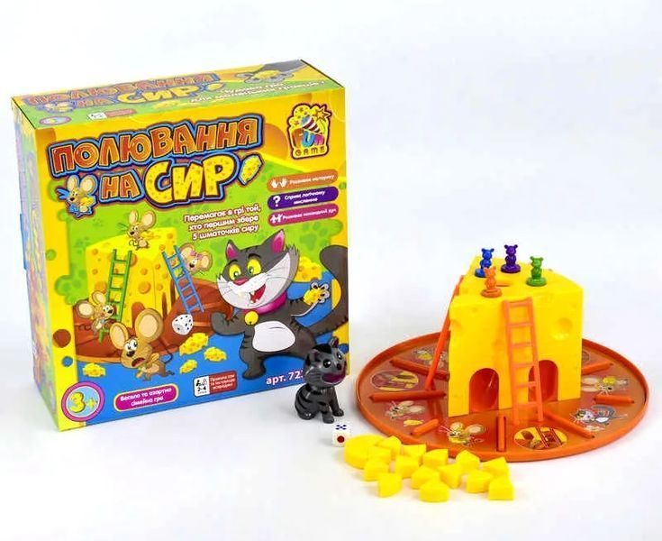 Настільна гра Полювання на сир 7235 4FUN Game Club 1014655 фото