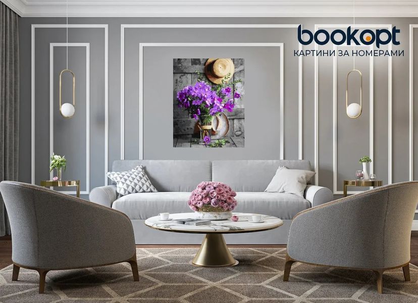Картина по номерах Bookopt З поля 40х50 (BK1407) 1011512 фото