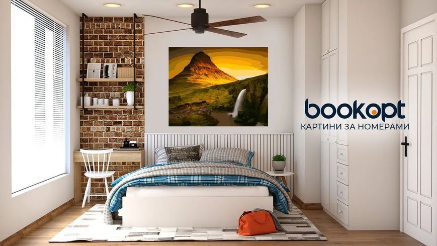 Картина по номерах Bookoptірський захід 40х50 (BK2283) 1011598 фото