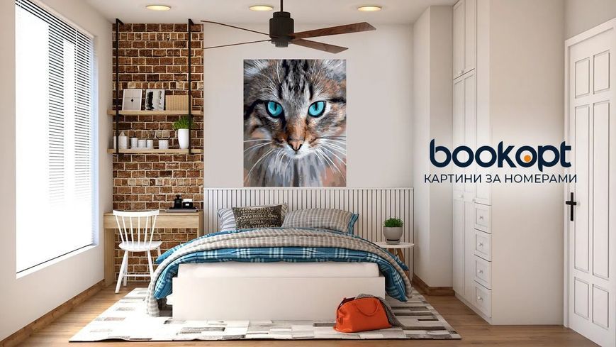 Картина по номерах Bookopt Блакить очей 40х50 (ВК2294) 1011105 фото
