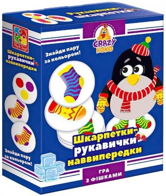 Гра настільна Vladi Toys розважальна Crazy Koko "Шкарпетки-рукавички" VT8025-05 1019677 фото