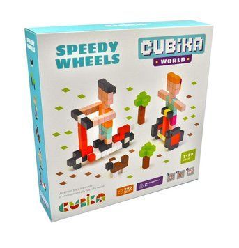 Дерев'яний конструктор Cubika World Швидкі колеса 15290 173946 фото