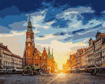Розпис по номерах Ідейка Чарівний Вроцлав 40х50 (KHO3608) 1019181 фото