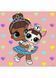 Картина за номерами Ідейка L.O.L. Surprise! TroopSyprise Miss Baby With Miss Puppy КНО6291 40х40 см 1030062 фото 1