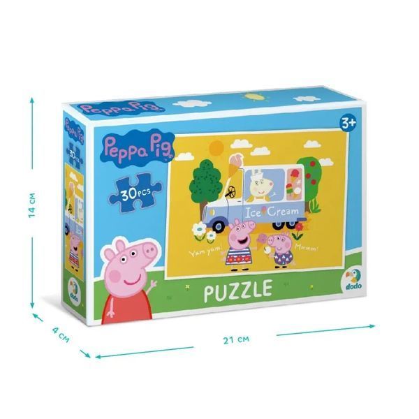 Пазл Dodo Peppa Pig Улюблене морозиво Свинки Пеппи 200300 (30 елементів) 1015531 фото