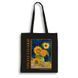 Екошопер BookOpt BK4096 Vincent Van Gogh Six Sunflowers, чорний BK4096 фото 2