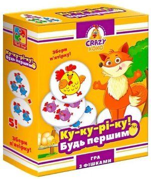 Гра настільна Vladi Toys розважальна Crazy Koko 'Ку-ку-рі-ку' VT8025-08 1019678 фото