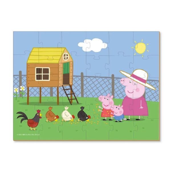 Пазл Dodo Peppa Pig Свинка Пеппа та курчата 200301 (30 елементів) 1015532 фото