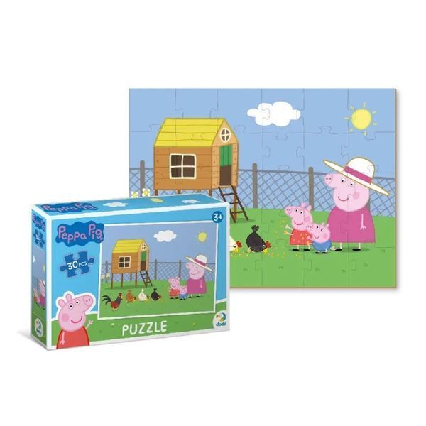 Пазл Dodo Peppa Pig Свинка Пеппа та курчата 200301 (30 елементів) 1015532 фото