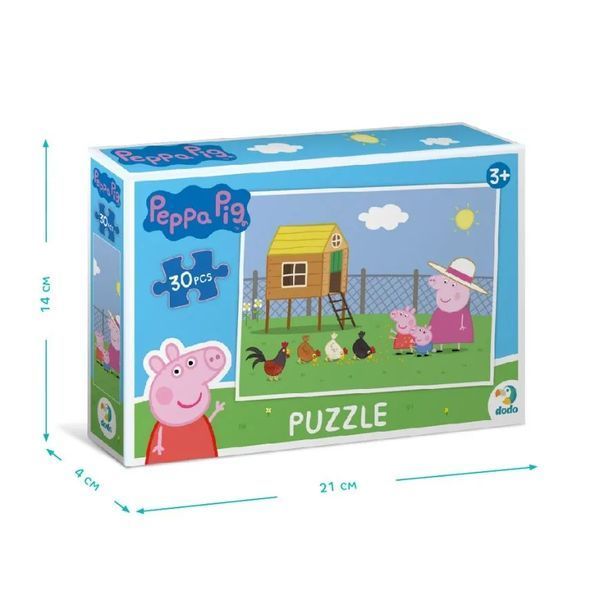 Пазл Dodo Peppa Pig Свинка Пеппа та курчата 200301 (30 елементів) 1015532 фото