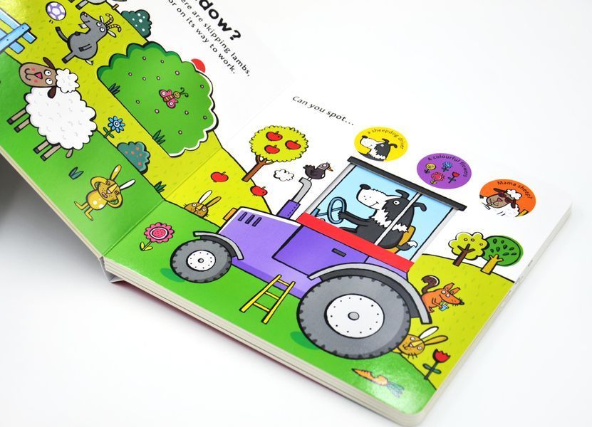What's on My Farm? (A slide-and-find book with flaps) 1029159 фото