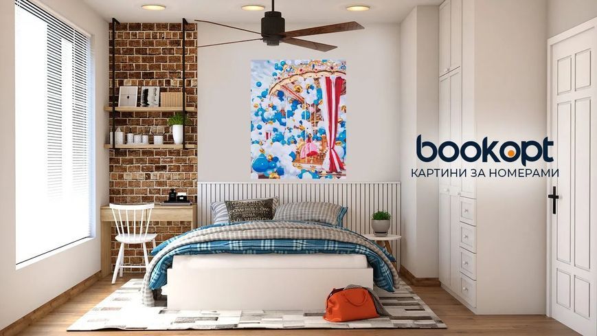 Картина по номерах Bookopt Барвиста карусель 40х50 (ВК2105) 1011213 фото