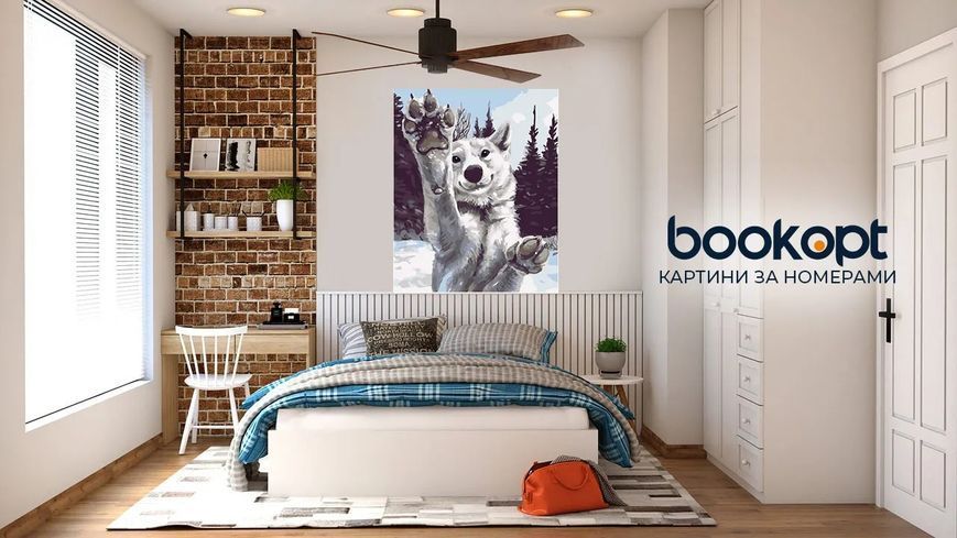 Картина по номерах Bookopt Дай п`ять 40х50 (ВК2069) 1011163 фото