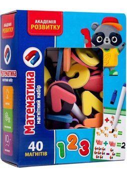 Магнітний набір Математика з маркером Vladi Toys (VT5411-16) 1021716 фото