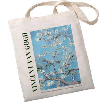 Екошопер BookOpt BK4098 Vincent Van Gogh Almond Blossom, бежевий BK4098 фото