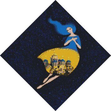 Алмазна мозаїка - Берегиня Володимирська mosyakart 40х40см 1015164 фото