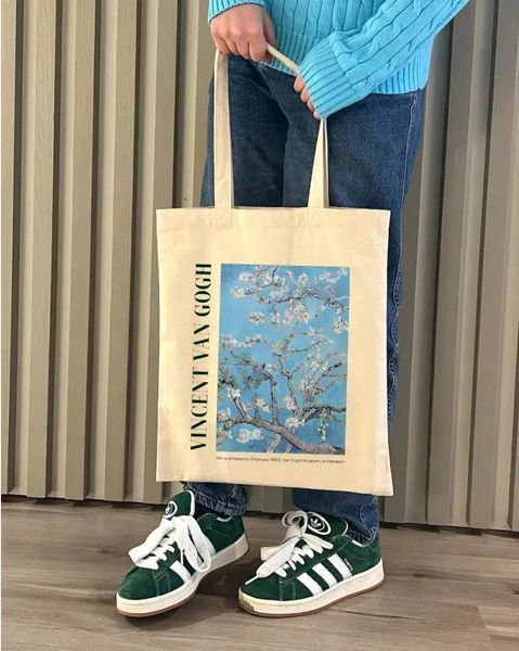 Екошопер BookOpt BK4098 Vincent Van Gogh Almond Blossom, бежевий BK4098 фото