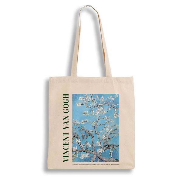 Екошопер BookOpt BK4098 Vincent Van Gogh Almond Blossom, бежевий BK4098 фото