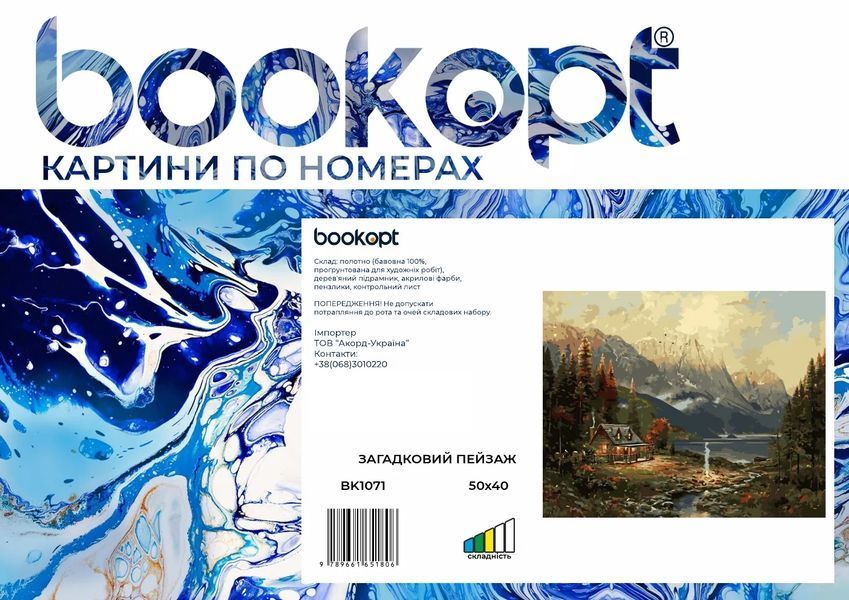 Картина по номерах Bookopt Загадковий пейзаж 40х50 (BK1071) 1004469 фото