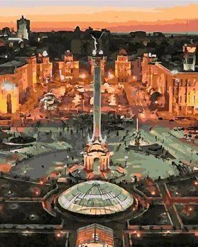 Картина по номерах Bookopt Майдан Незалежності 40*50 (BK2017) 1008369 фото