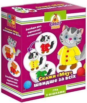 Гра настільна Vladi Toys розважальна Crazy Koko 'Мяу' VT8025-07 1019679 фото