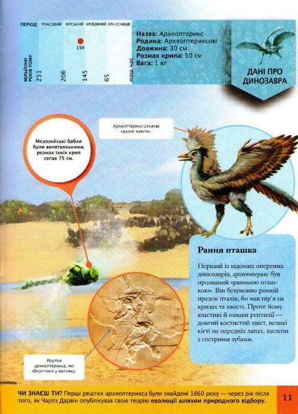 Дитяча енциклопедія динозаврів та інших викопних тварин 161641 фото