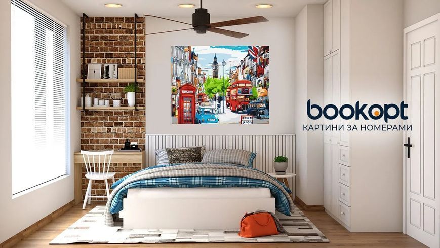 Картина по номерах Bookopt Яскравий Лондон 40х50 (ВК1460) 1011284 фото