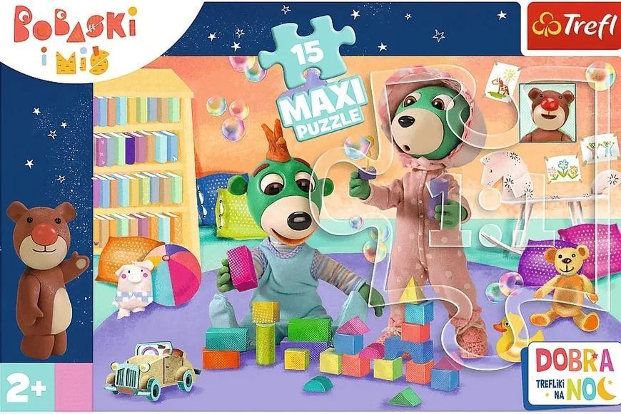 Пазли Trefl MAXI Веселий світ малюків Сім&rsquo;я Трефликів 15 елементів 1015894 фото